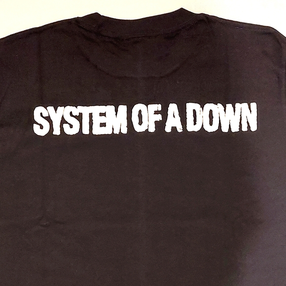 System Of A Down Men's Black Short Sleeved Band T-shirt NWOT Size L/G - Picture 7 of 7